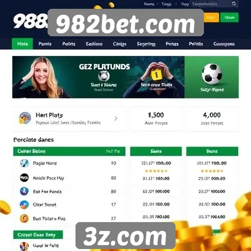 Novas funcionalidades do site 982bet.com para usuários
